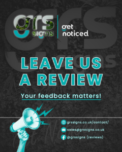 Customer review for GRS Signs