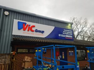 ViC Group fascia sign.