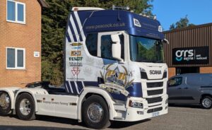 A premium full vehicle wrap for Peacock & Binnington truck
