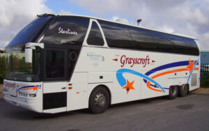 Grayscroft Starliner bus vehicle livery design